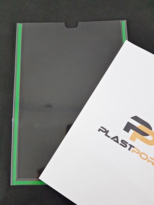 Ref. PVC554 Porta Folha A4 em PVC c/ Fita Dupla Face Transparente - Fabricado sob medida