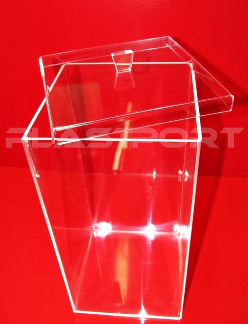 ACR440 Potes de Acrílico para Alimentos a Granel / Produtos Naturais | Produzido sob medida | Tampa de Sobrepor