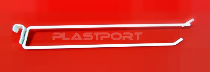 6148 Gancho 350mm p/ Peg Board (Encaixe na Régua de Ferro)