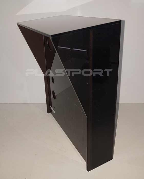 Caixa em Acrílico para Proteção de Equipamentos de Portaria | Produzido sob medida