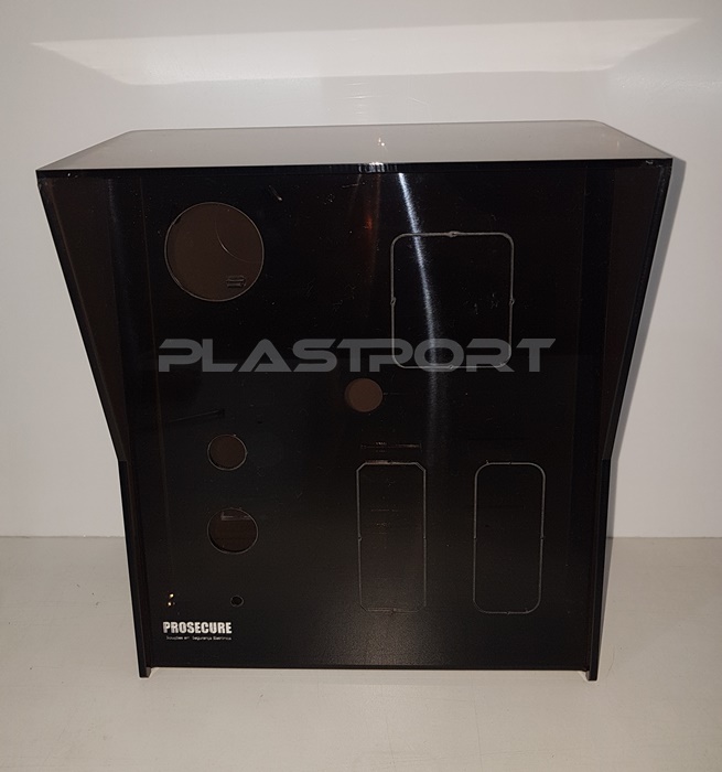 Caixa em Acrílico para Proteção de Equipamentos de Portaria | Produzido sob medida