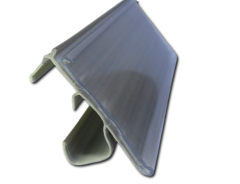 543 Porta etiquetas / Perfil para Gôndola - Vendido por metro